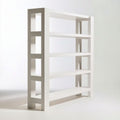 Freistehendes Bücherregal aus MDF in Weiss, 80 x 30 x 180 cm